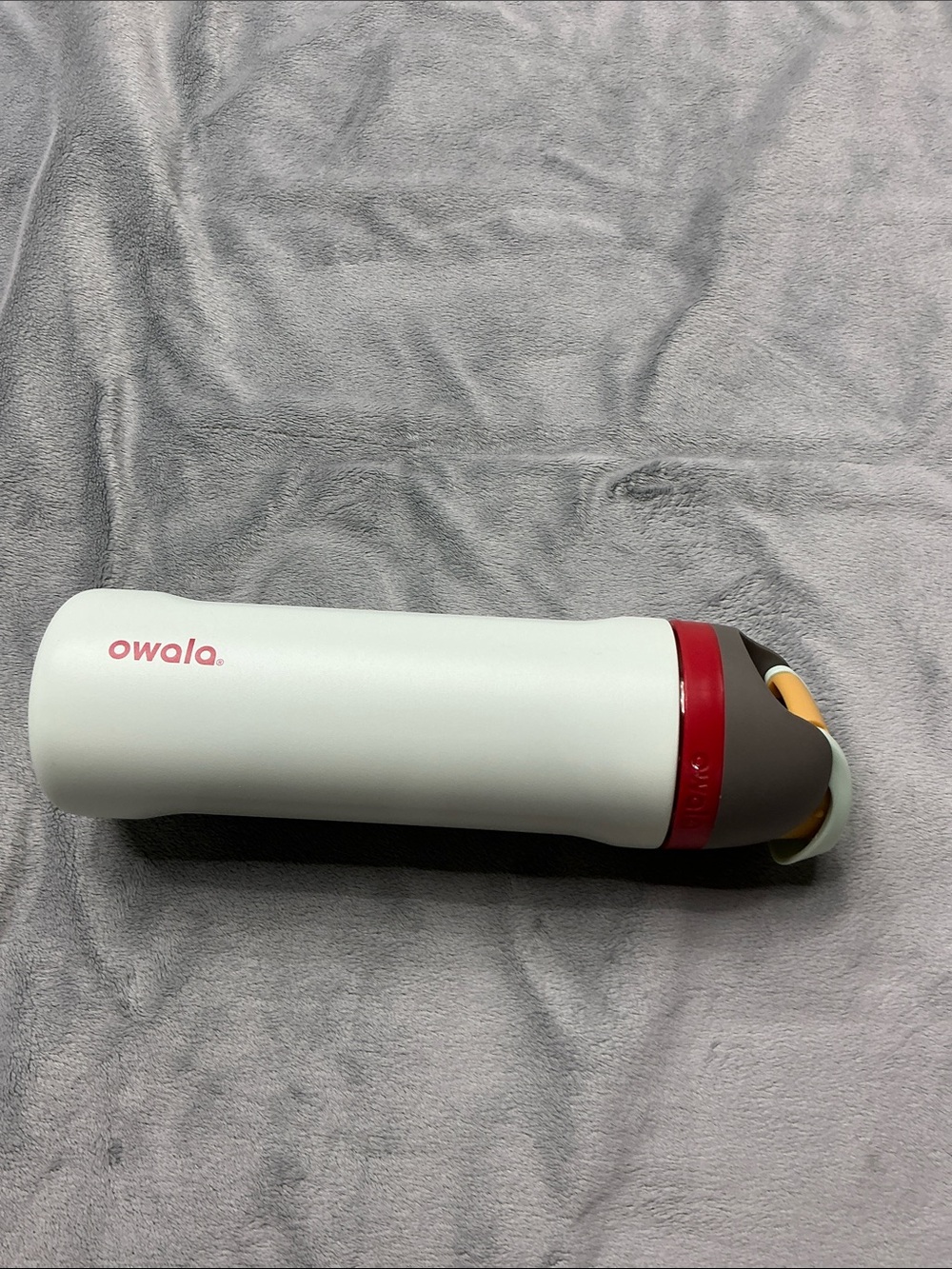 Mint Green and Brown Owala Bottle 24 oz